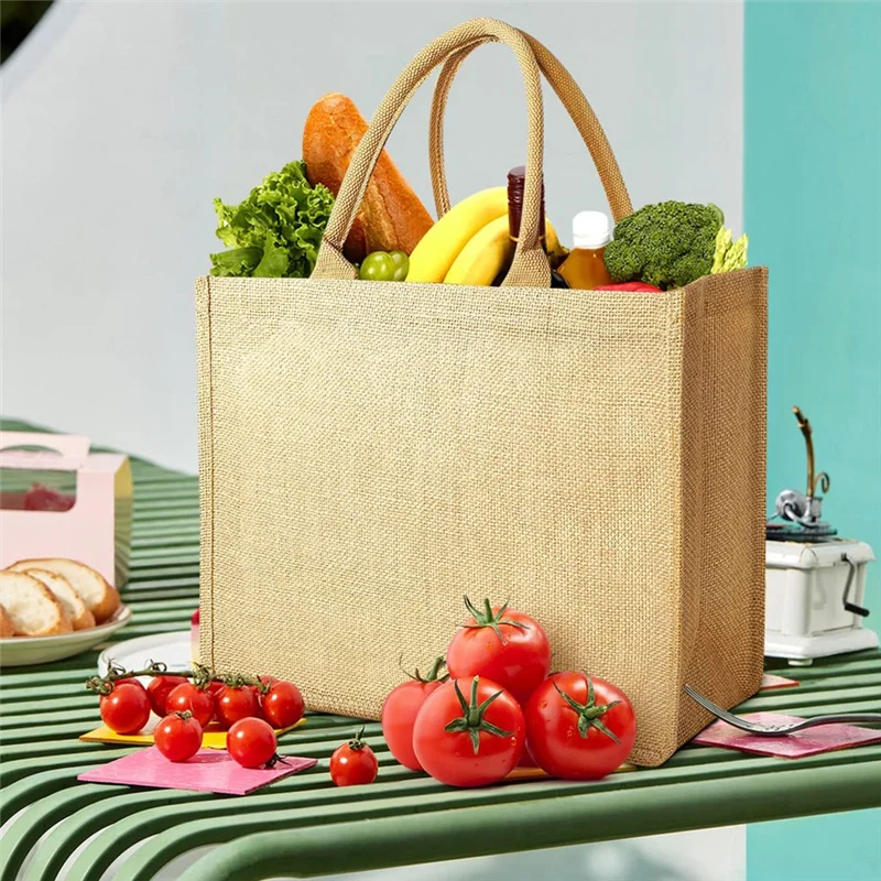 Сумки-тоут abqr из мешковины - Фотография_4