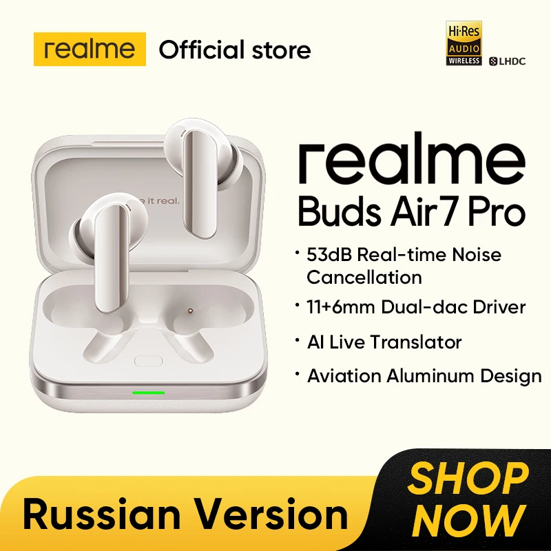 Realme buds air 7 pro tws наушники
