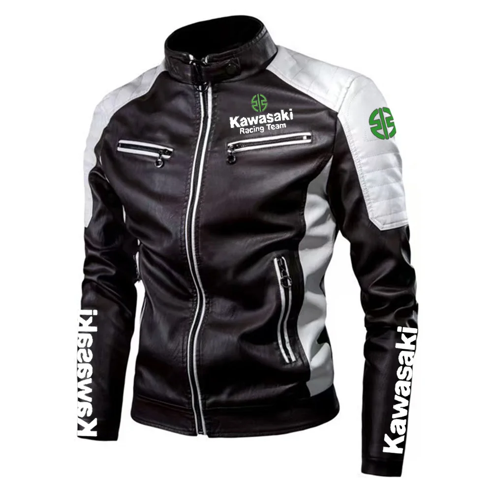 Новая мотоциклетная кожаная куртка