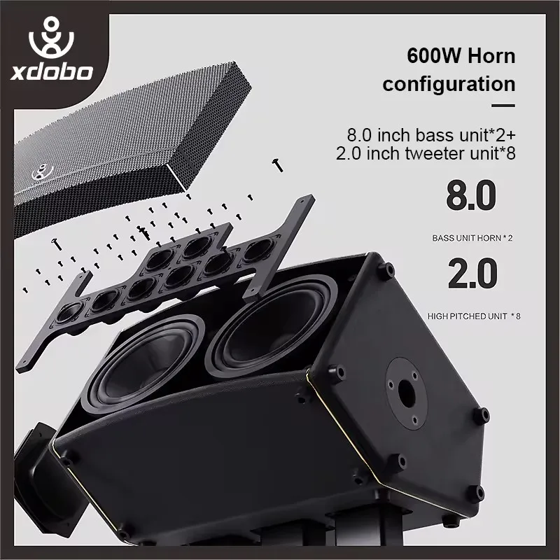 Xdobo artist pro 600 вт звуковой - Фотография_6