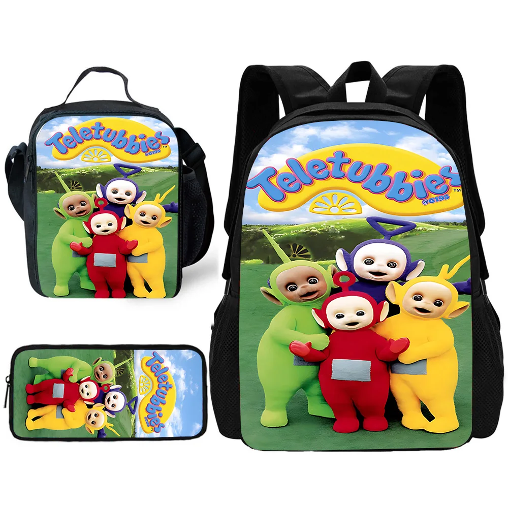 Детский школьный рюкзак с рисунком t-teletubbies и сумками для обеда