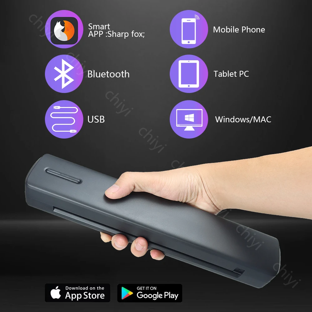 Беспроводной трафаретный принтер для татуировки c80 - Фотография_3