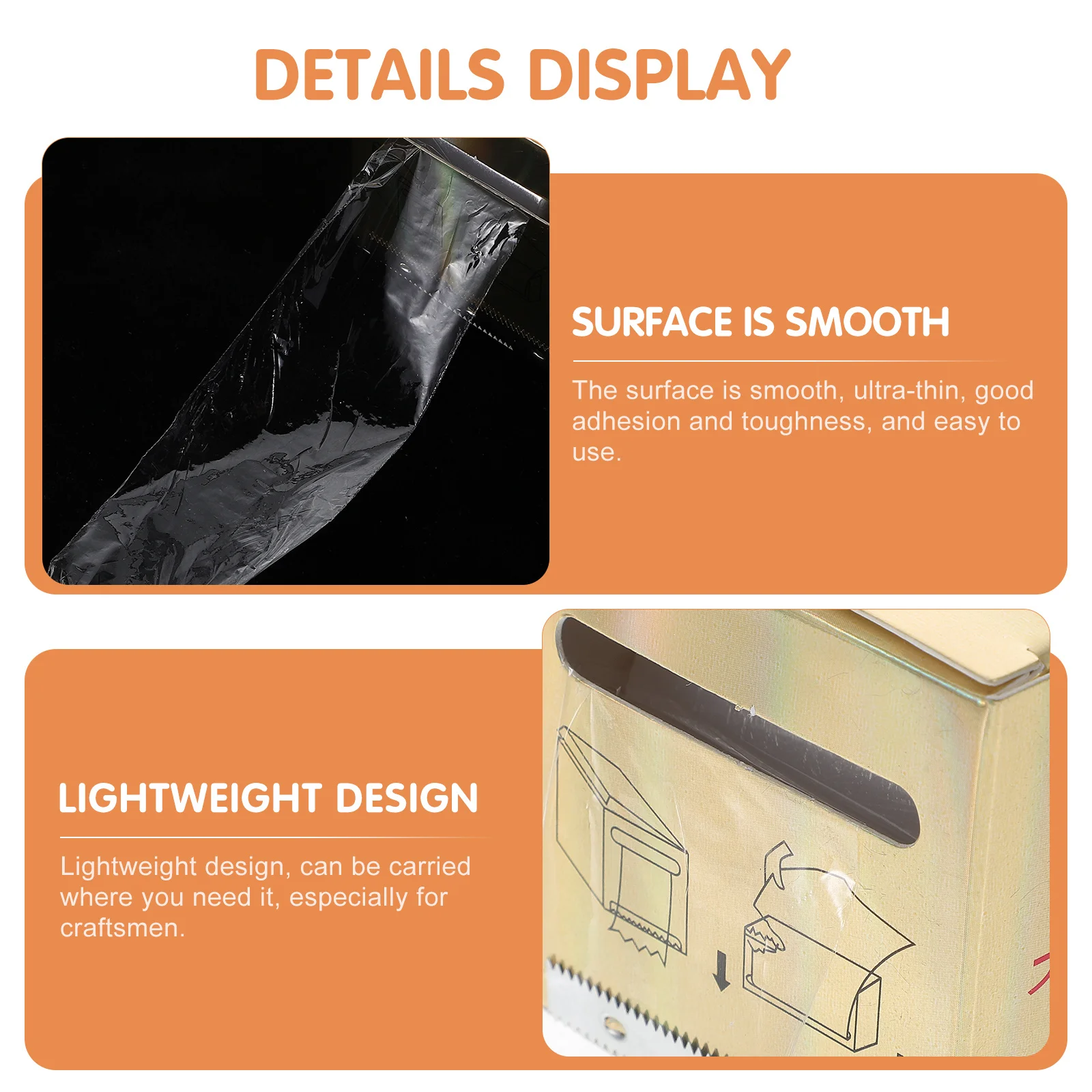 4-рулонная пленка для покрытия бровей для полузаслушных средств - Фотография_4