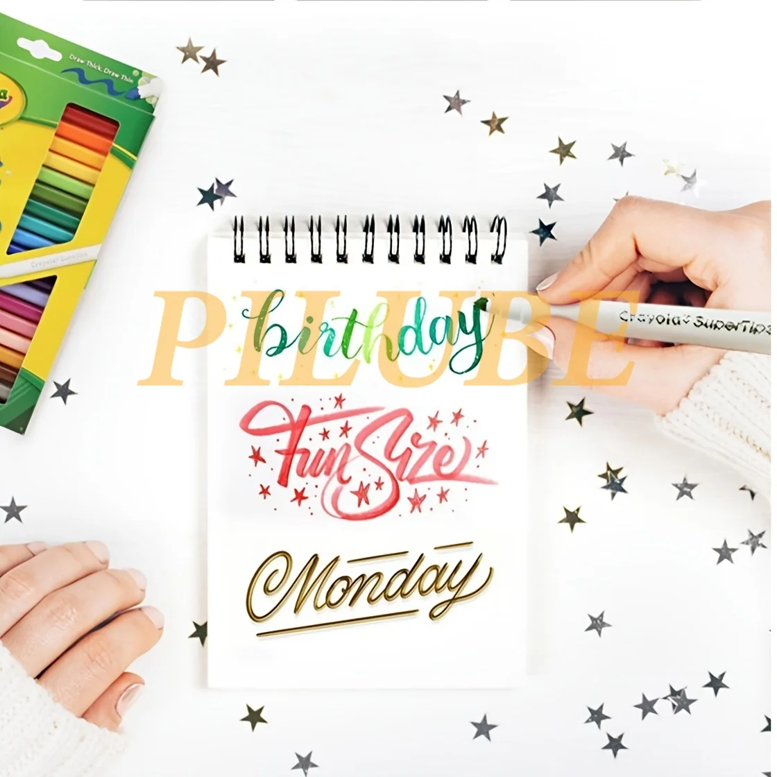 Моющиеся маркеры crayola super tips для детей - Фотография_5