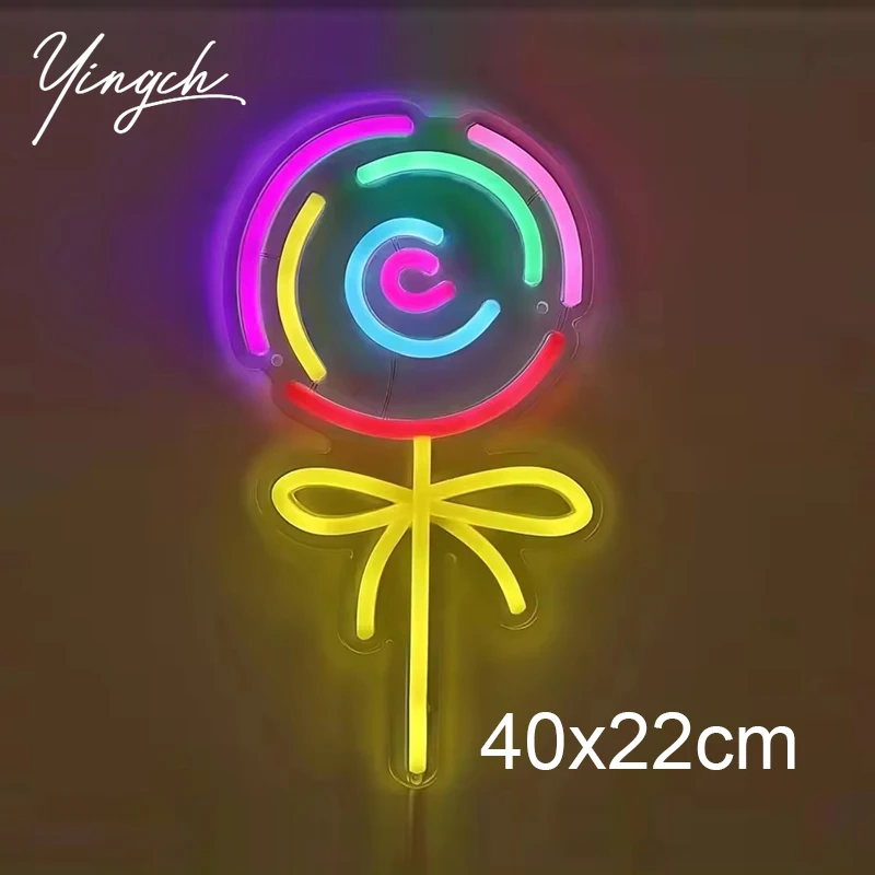 Конфетный неоновый свет на заказ - Фотография_2