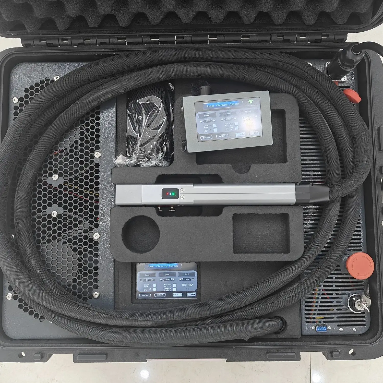 Jpt 1200w волоконный лазерный очиститель для удаления ржавчины с краски - Фотография_3