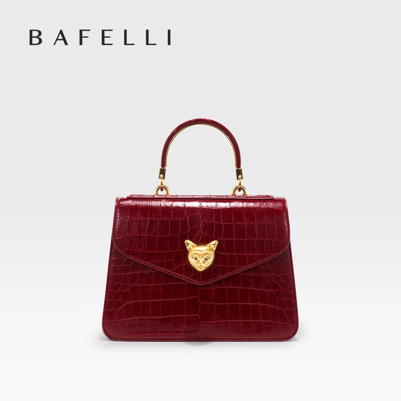 Bafelli cat, новая женская кожаная модная сумка bafelli cat