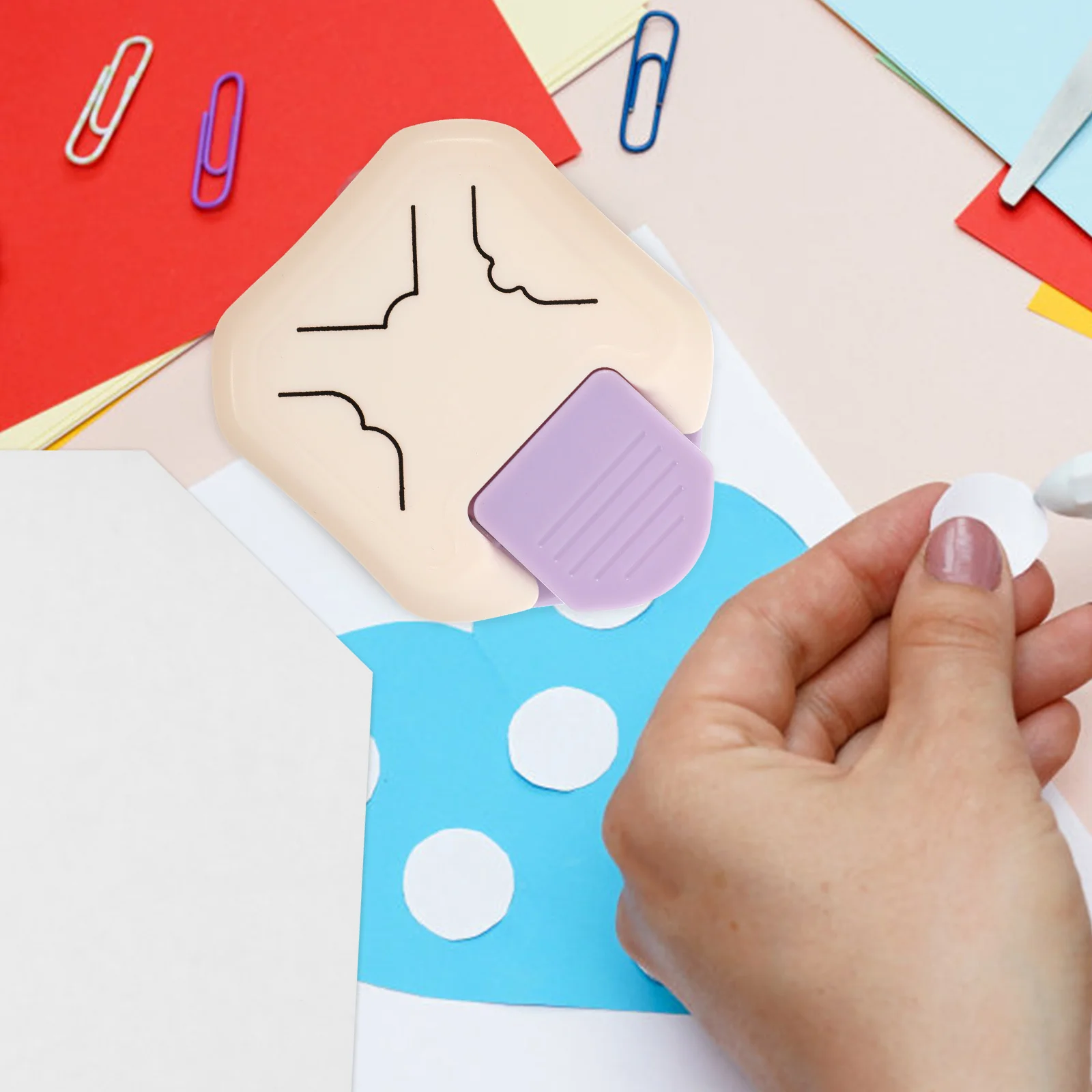 Угловой дырокол 3 в 1 с закругленными - Фотография_6