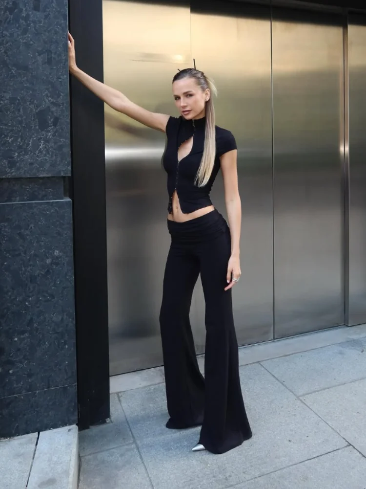 Модный комплект брюк с короткими рукавами - Фотография_2