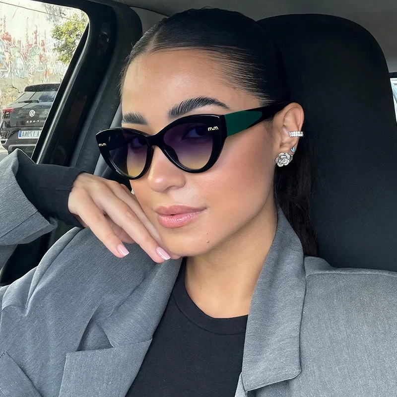 Новые женские солнцезащитные очки «кошачий глаз» в стиле ретро