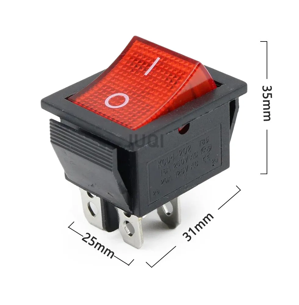 Kcd4 клавишный переключатель вкл-выкл - Фотография_4