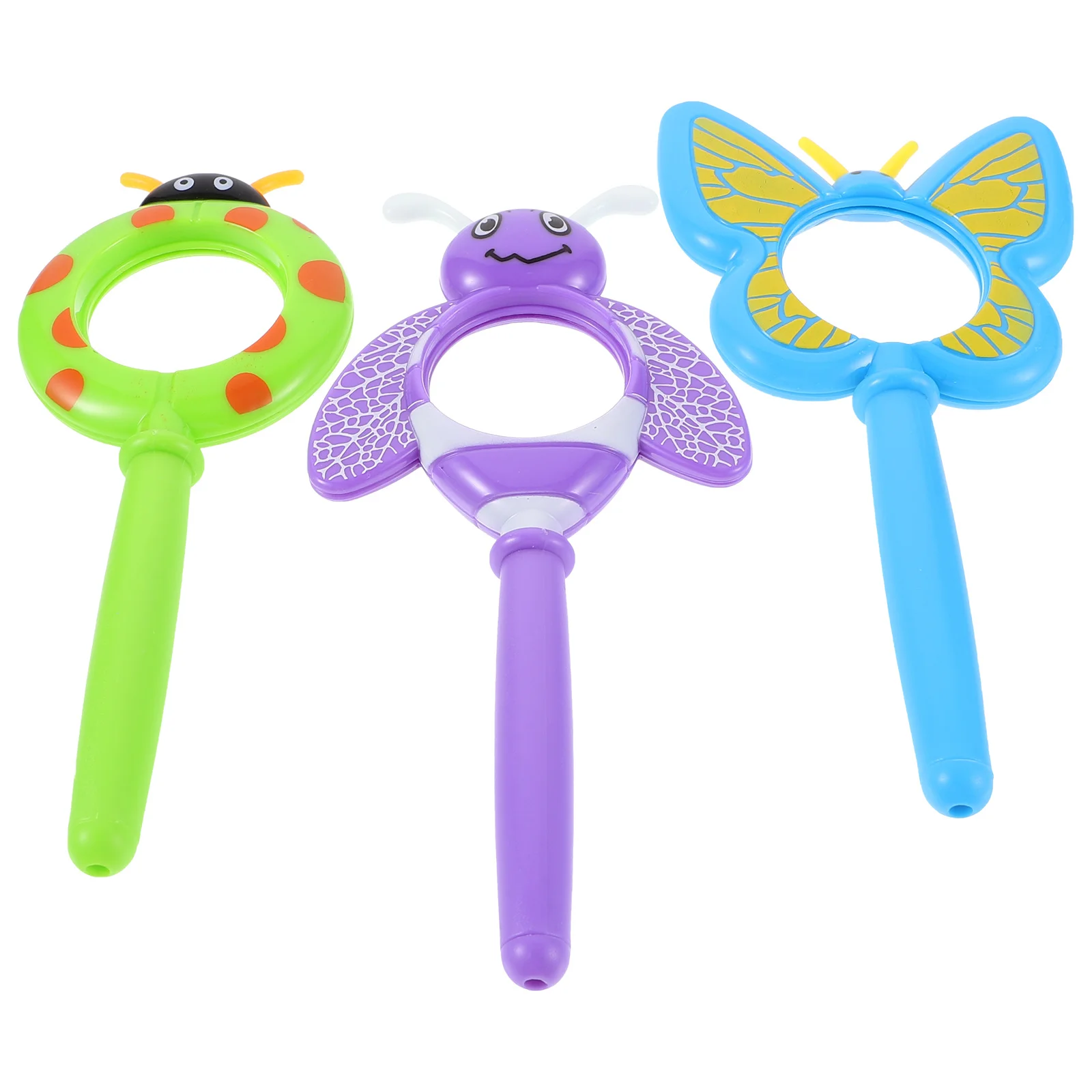 Пластиковая мультяшная ручная лупа