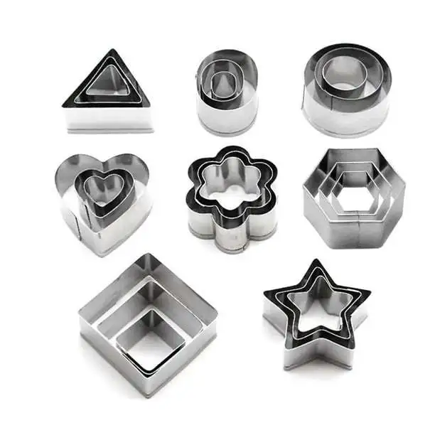 Серебряная форма для торта из нержавеющей стали