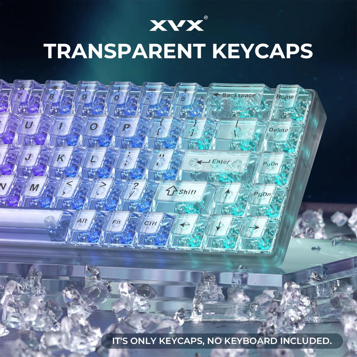Прозрачные колпачки для клавиш xvx - Фотография_2