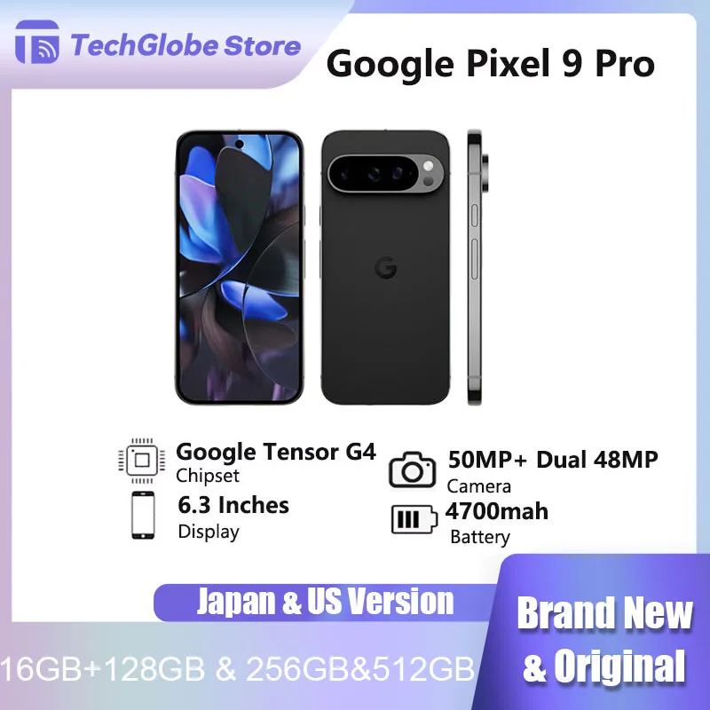 Новые оригинальные телефоны google pixel 9 pro 9pro