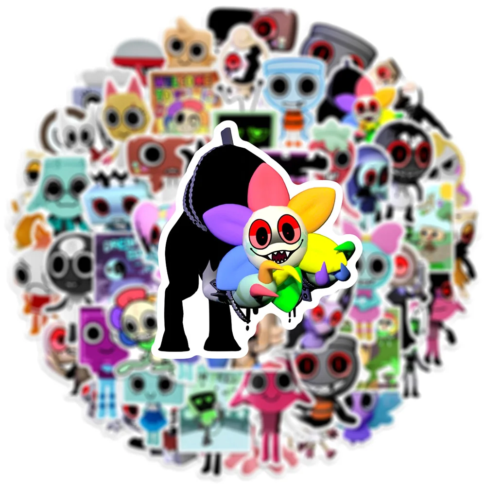 Забавные наклейки с героями мультфильмов dandys world - Фотография_3