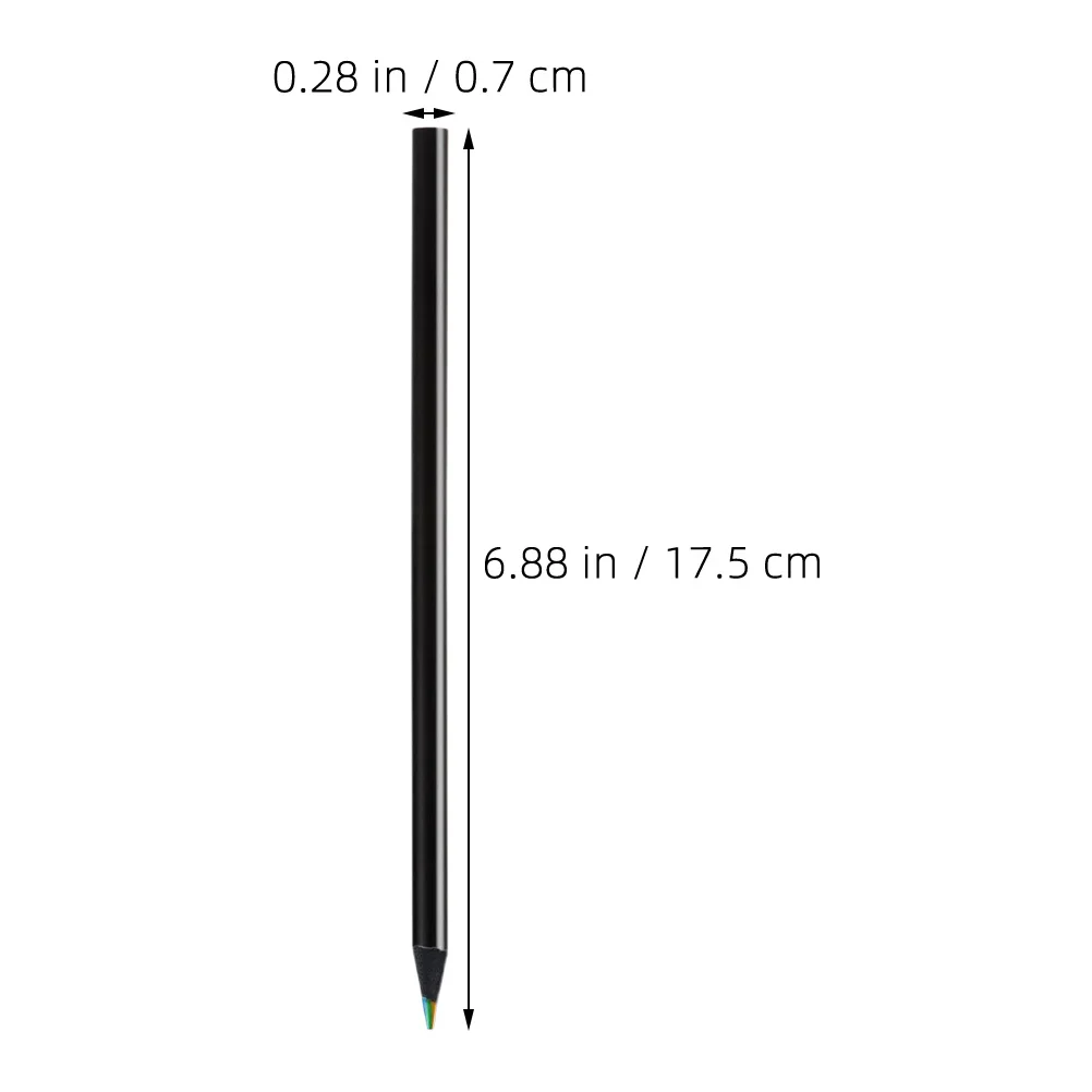 Цветные карандаши с черным корпусом - Фотография_2