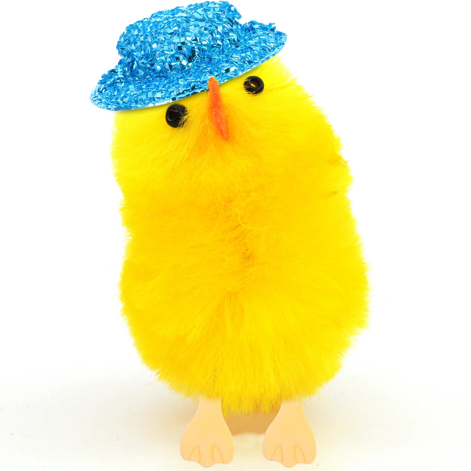 Миниатюрные шапки с желтой уткой ярких цветов для декора офисного стола - Фотография_6