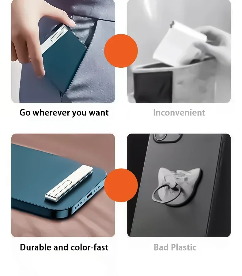 Невидимый ультратонкий магнитный держатель для мобильного телефона - Фотография_5