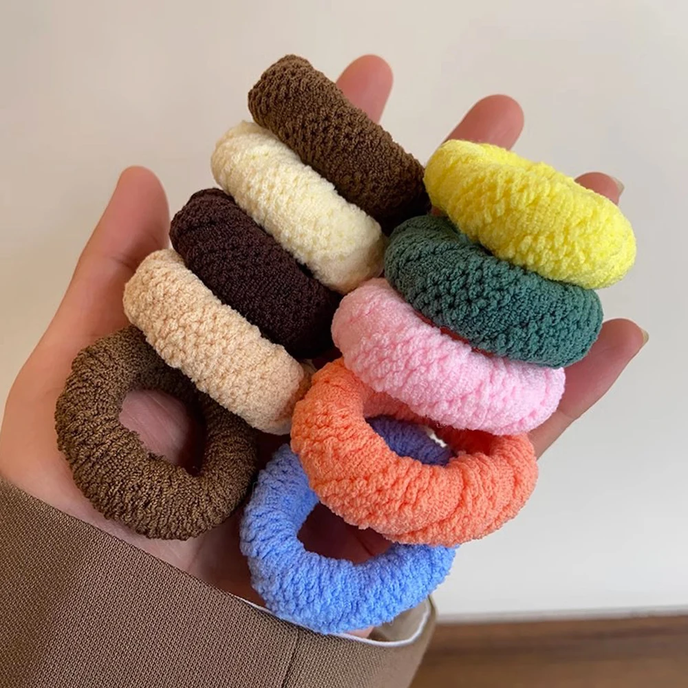 Разноцветные толстые резинки для волос - Фотография_6