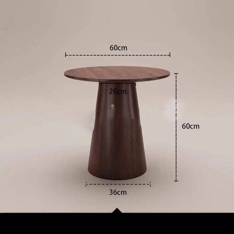 Деревянный минималистичный обеденный журнальный столик - Фотография_3