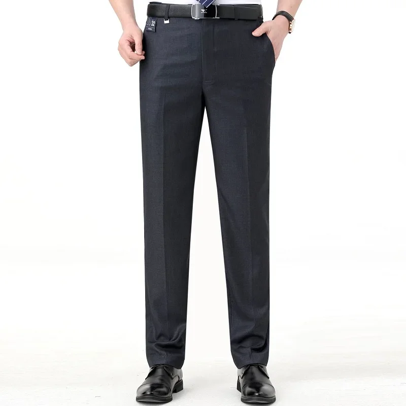Мужские шерстяные брюки высшего качества - костюмные брюки traf - Фотография_5
