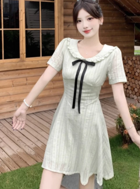 Французские летние милые платья принцессы большого размера - Фотография_4