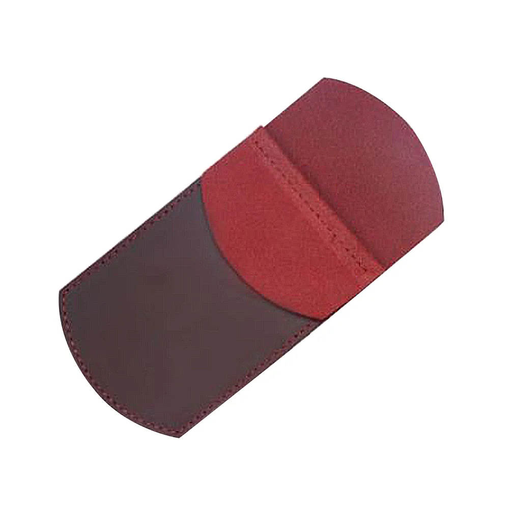 Футляр для ручек винно-красного цвета - Фотография_5