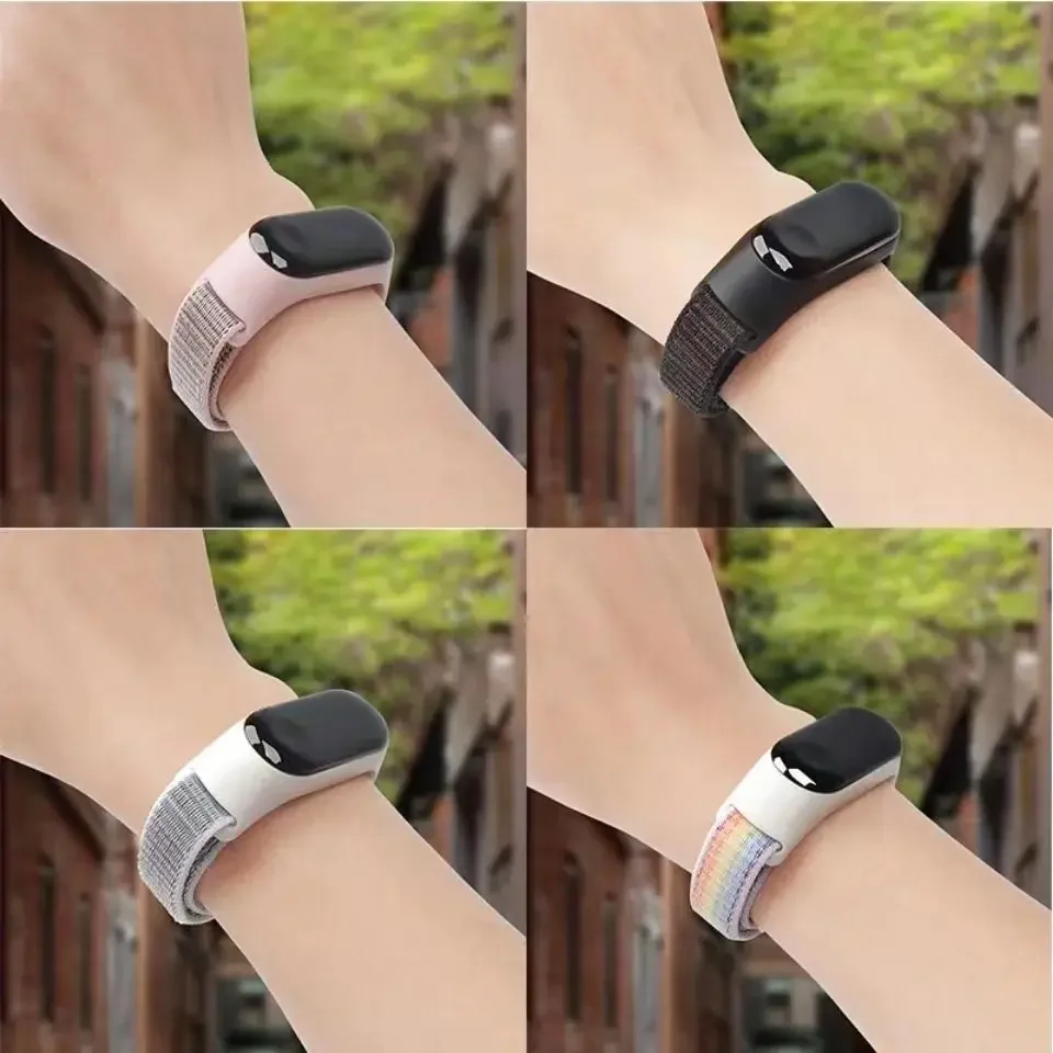 Нейлоновый ремешок с петлей для xiaomi mi band 7 - Фотография_5