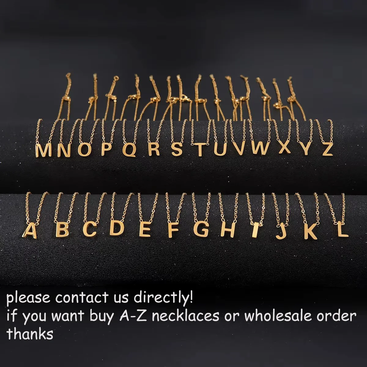 Cazador минималистское ожерелье с буквами a-z для женщин - Фотография_2