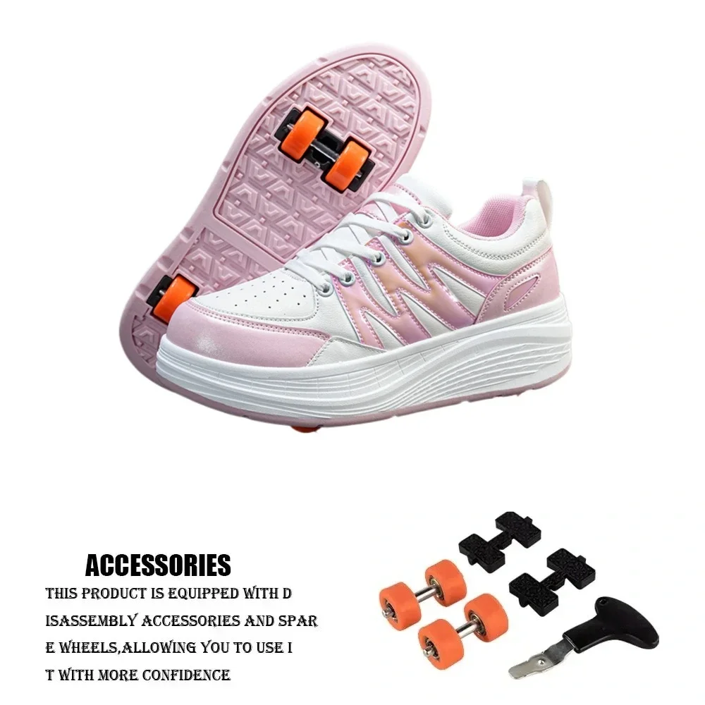 Led racing roller skating women's - Фотография_6