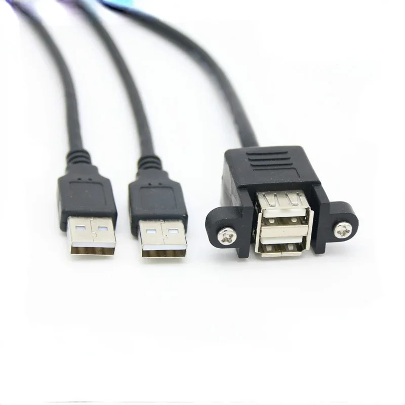 Двойной порт usb 2.0 a между мужчинами и женщинами m/f - Фотография_2