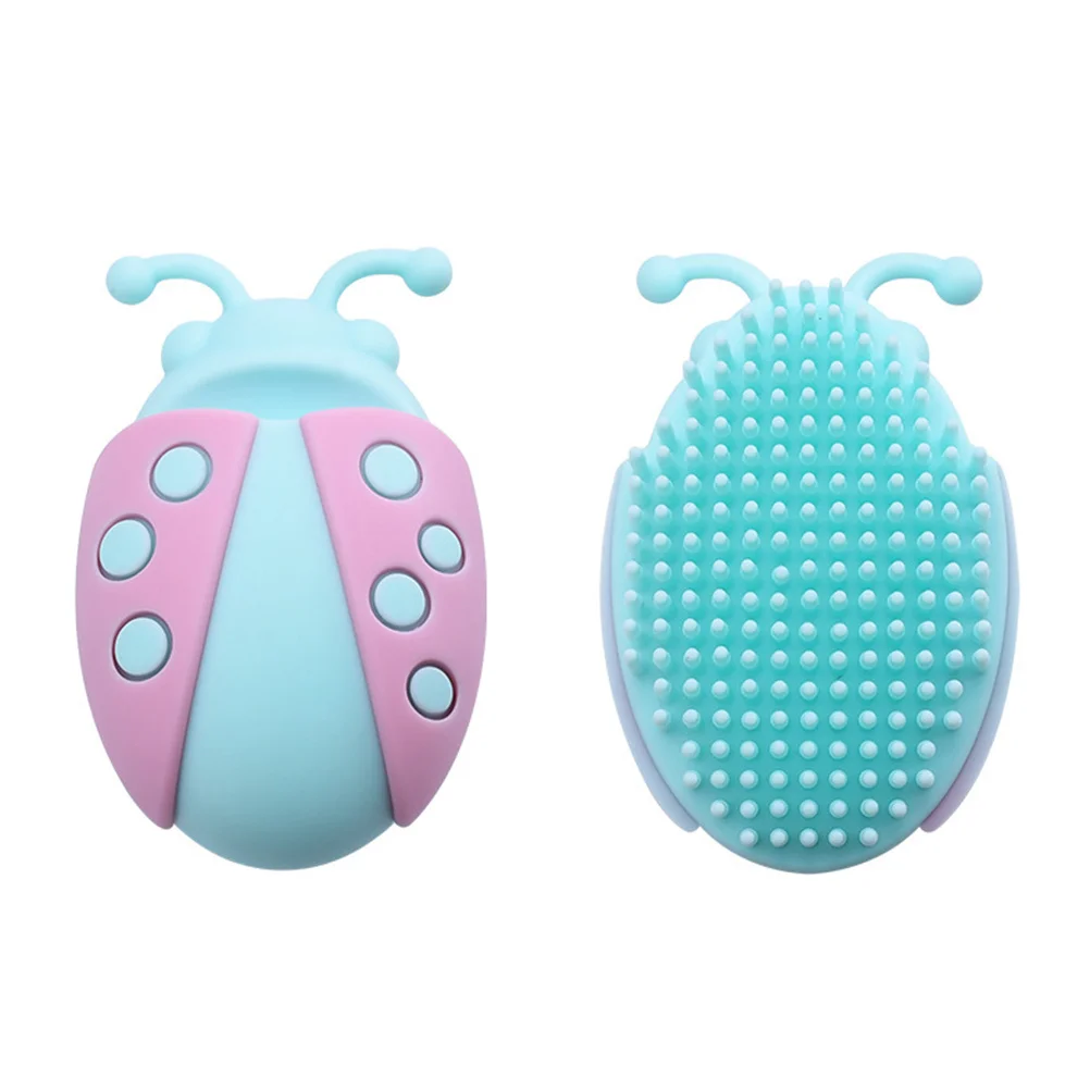 Силиконовая детская щетка для мытья волос - Фотография_3