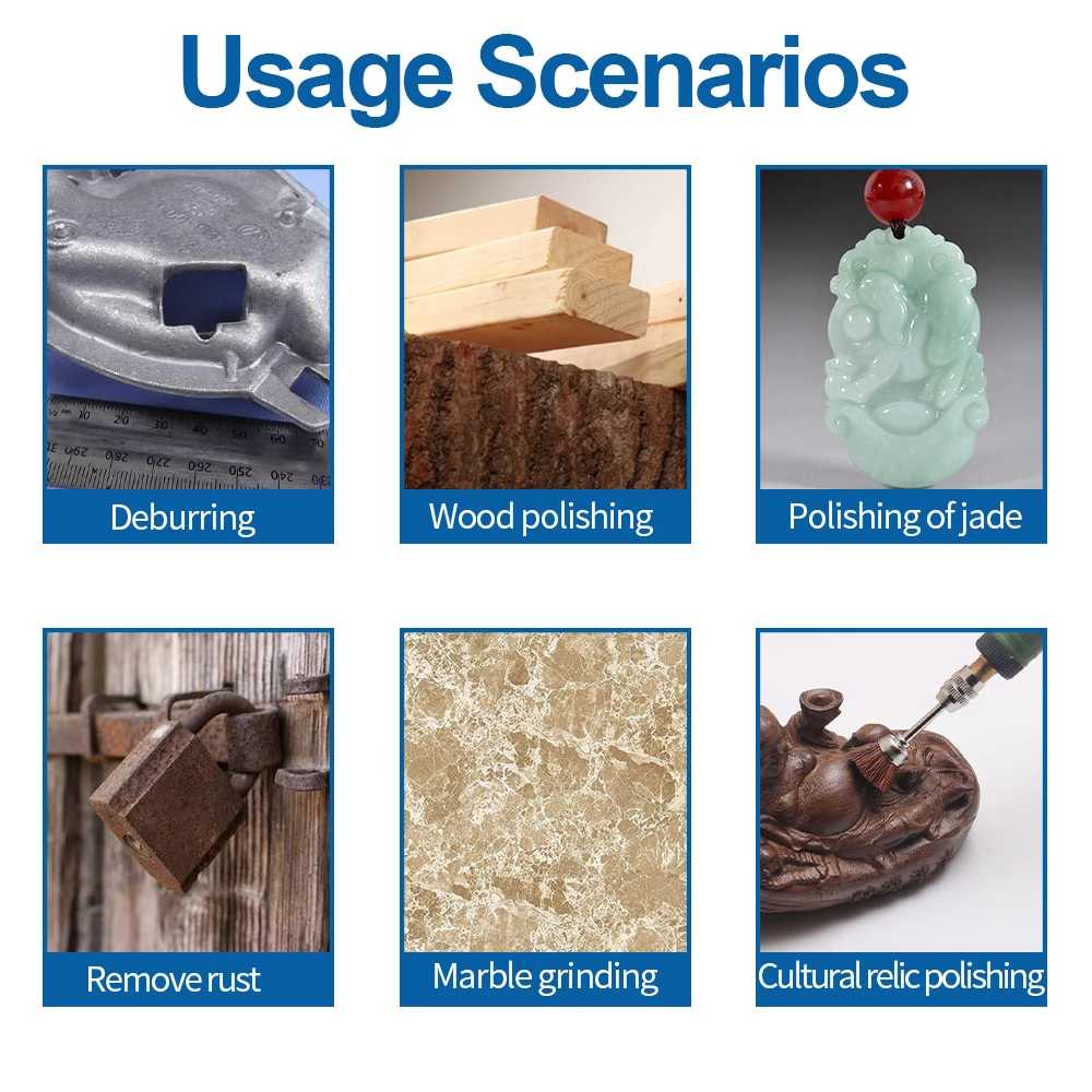 Набор стальных проволочных щеток - Фотография_5