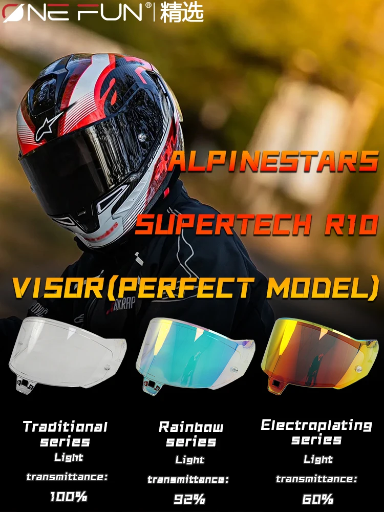 R10 фотохромный козырек для шлема