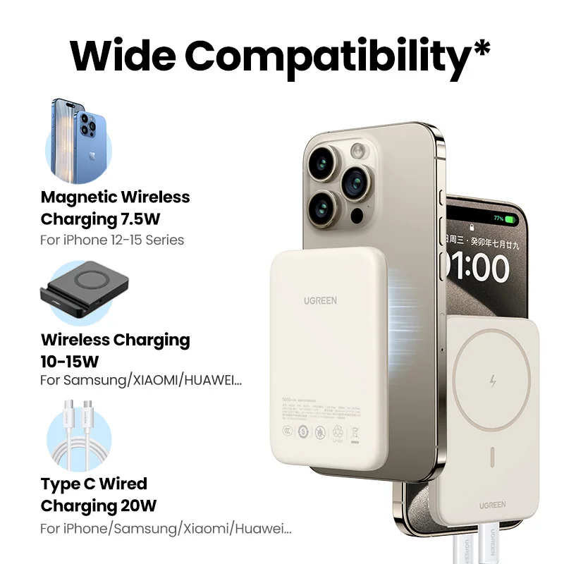 Ugreen pd20w power bank магнитный - Фотография_2