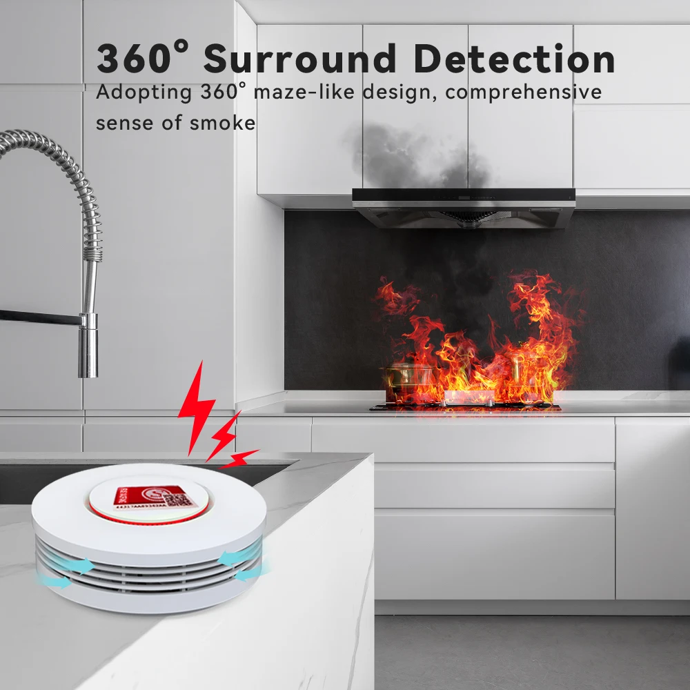 Датчик дыма meian tuya zigbee - Фотография_2