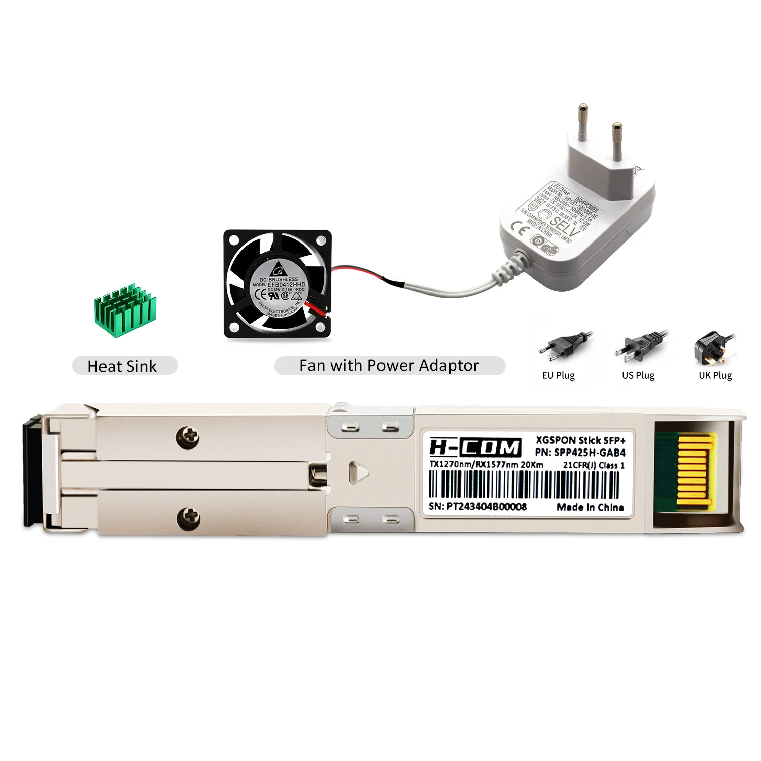 Xgspon onu stick sfp+ с вентилятором