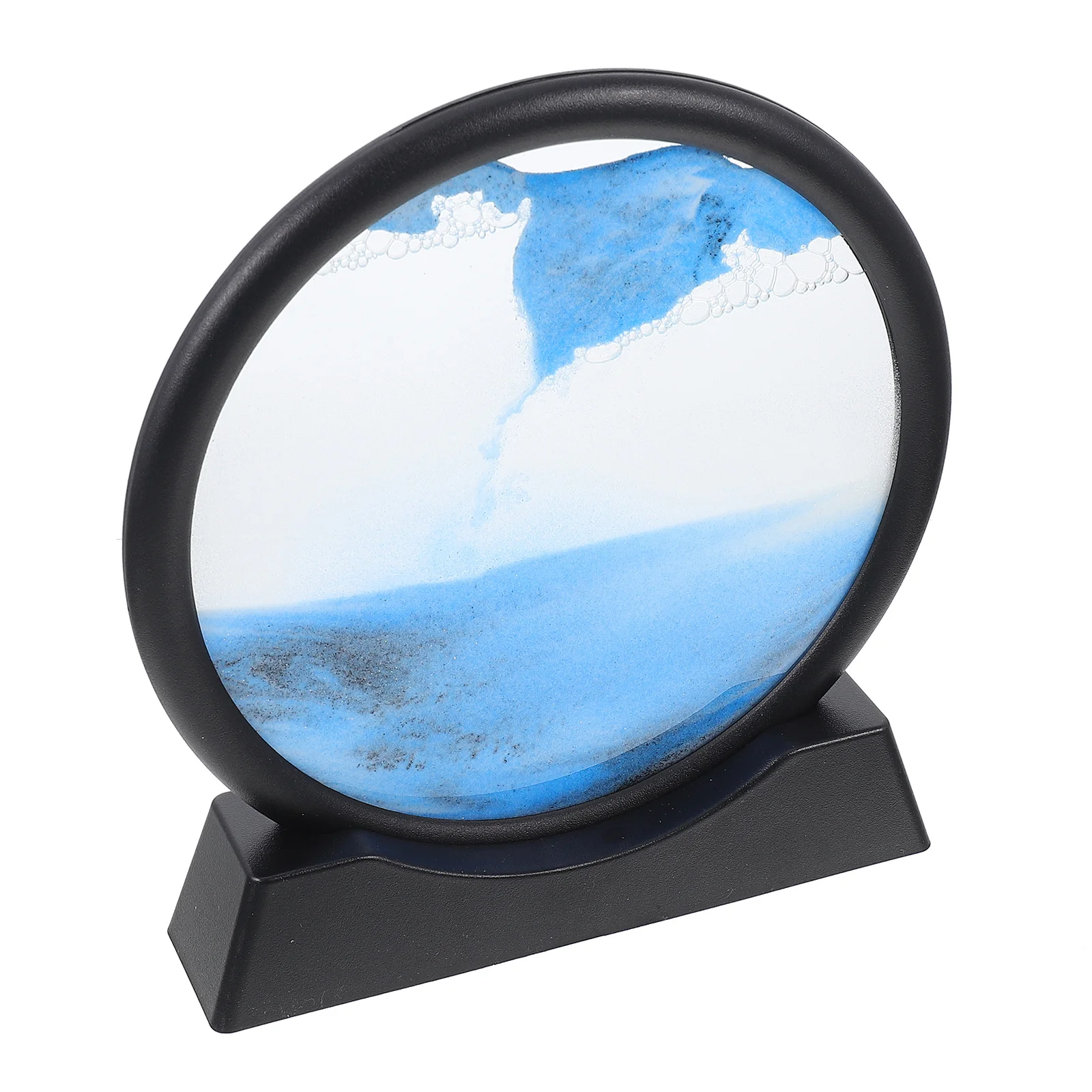 Круглая рамка 3d движущийся песок - Фотография_5