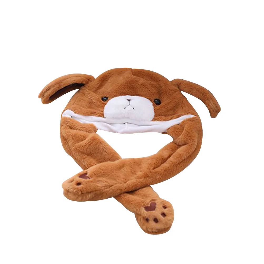 Забавная шапка с подвижными ушками медведя - Фотография_5