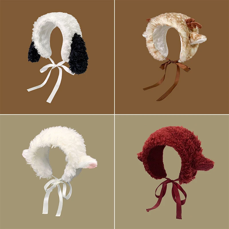 Японские милые наушники с ушками щенка - Фотография_4