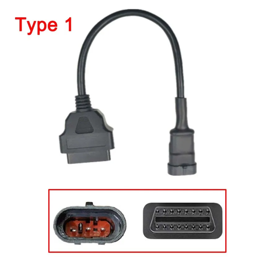 2 типа, опция, 3-контактный на 16-контактный кабель obd2 - Фотография_2