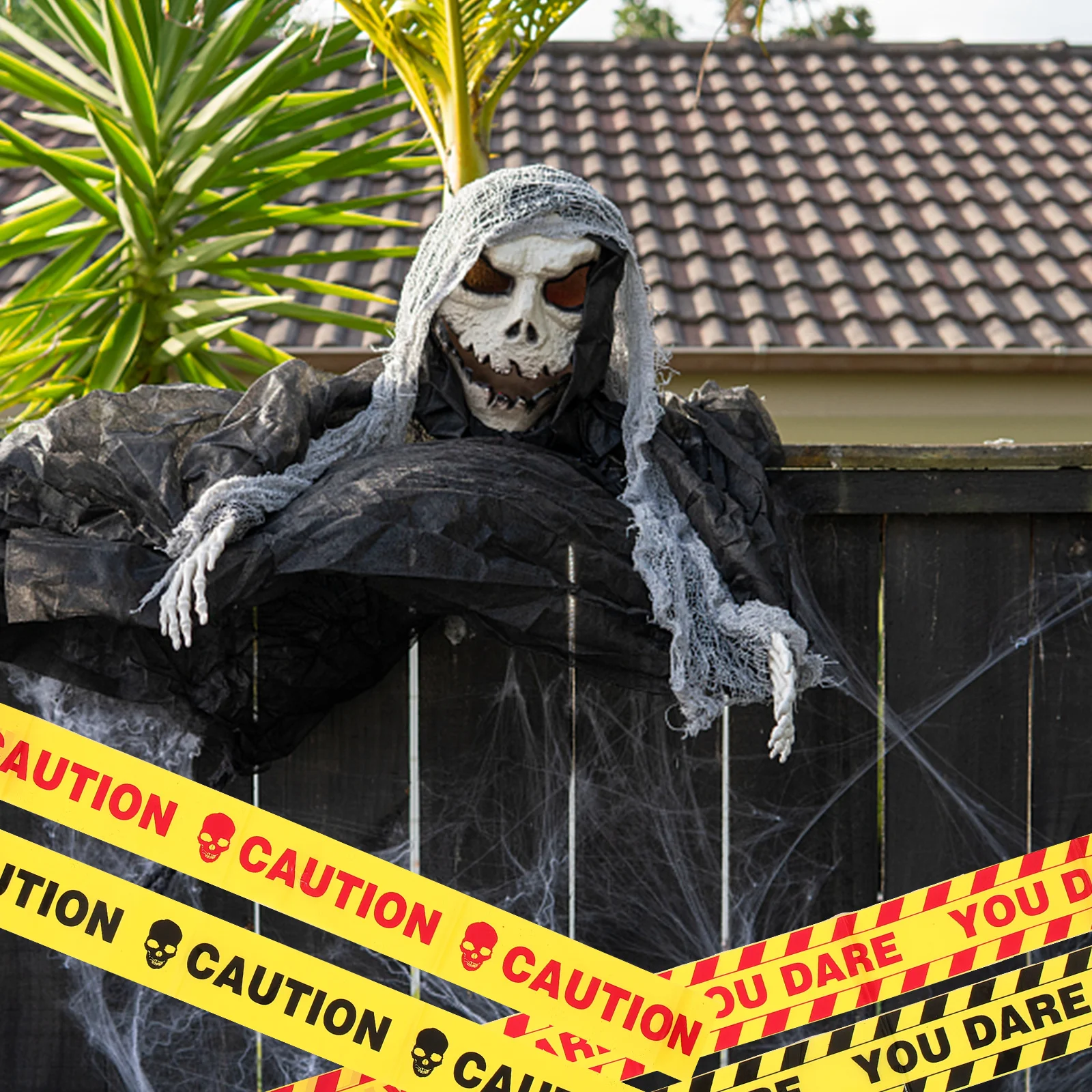 Предупреждающая лента на хэллоуин - Фотография_5