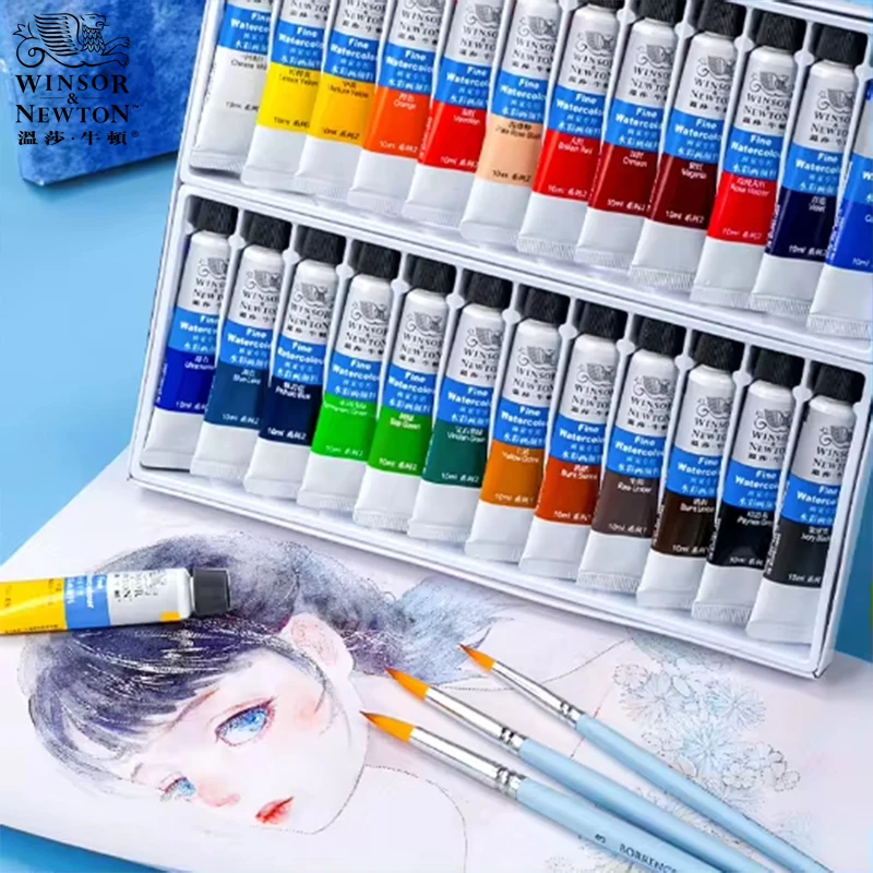 Winsor & newton профессиональная акварельная краска для рисования