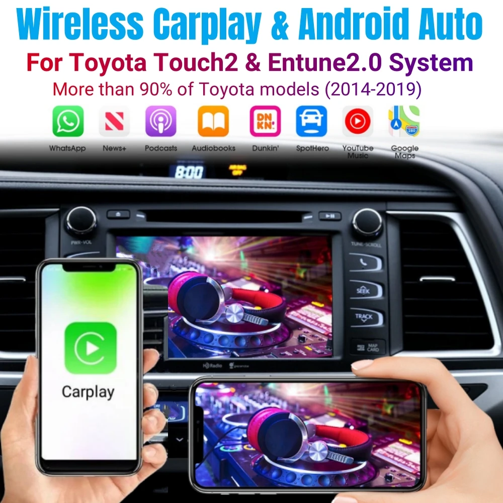 Lexxson беспроводной apple carplay