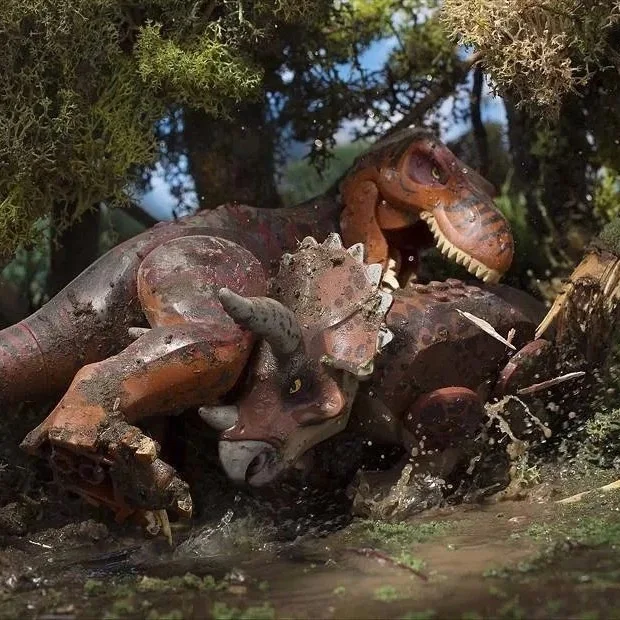 Велоцираптор, трицератопс - Фотография_2