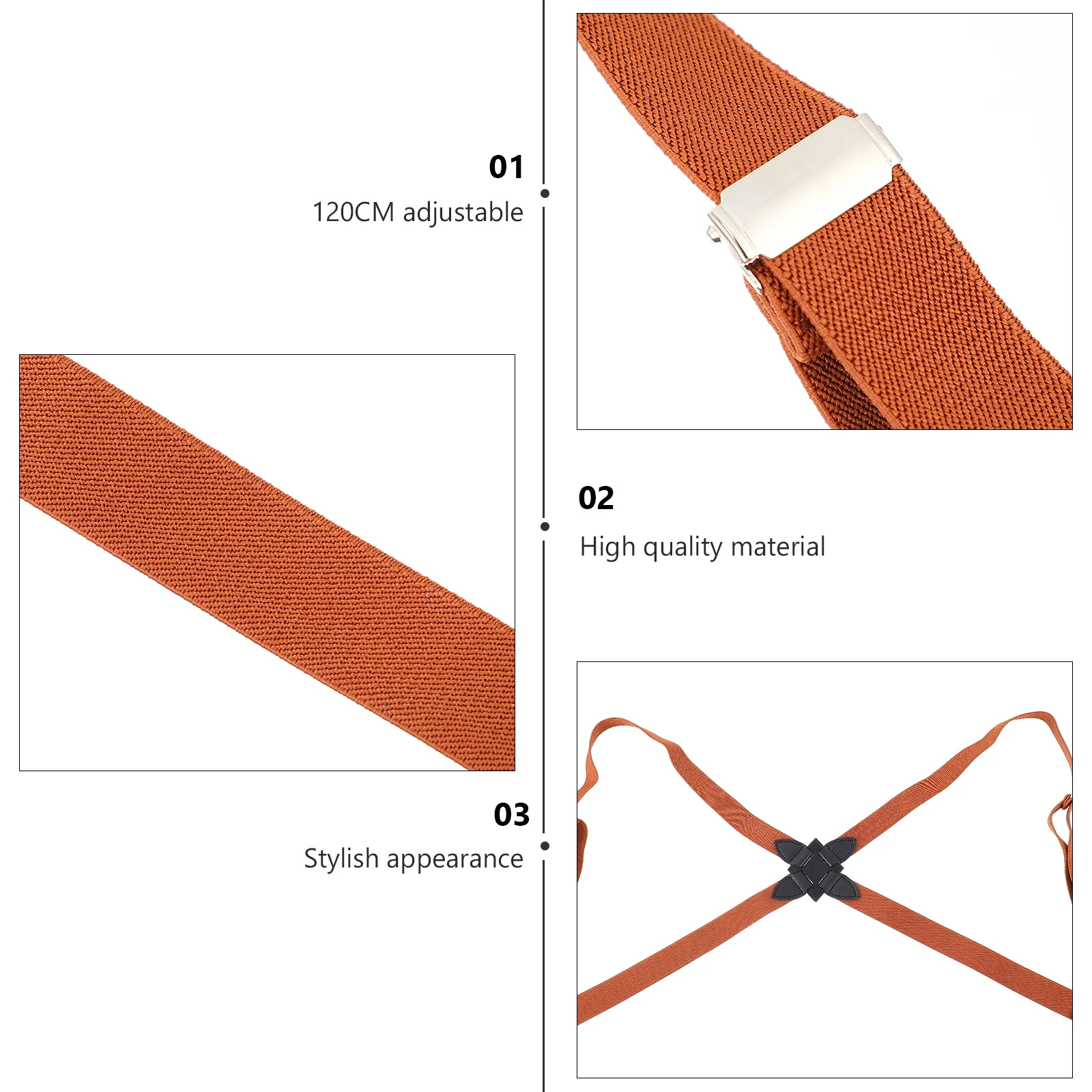 Эластичные регулируемые подтяжки на клипсе - Фотография_5