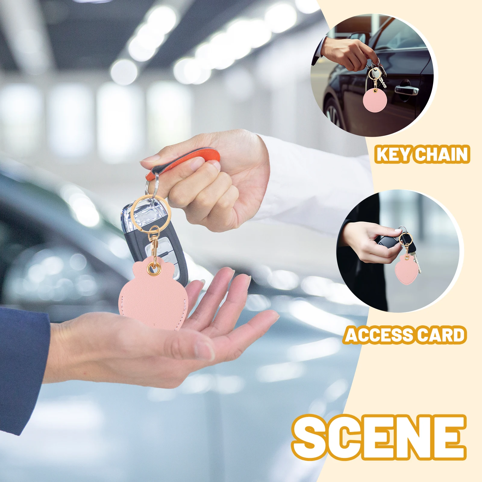 Держатель для брелока из искусственной кожи - Фотография_2