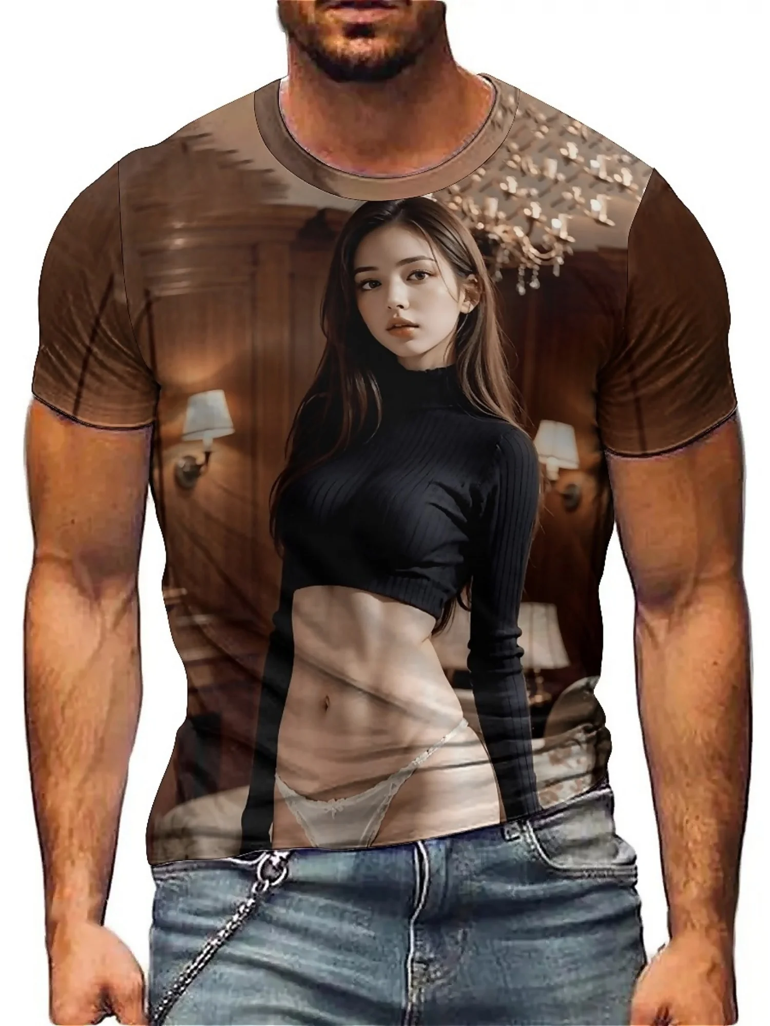 Летняя мужская футболка с коротким - Фотография_2