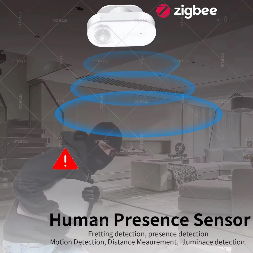 24g zigbee датчик присутствия человека - Фотография_3